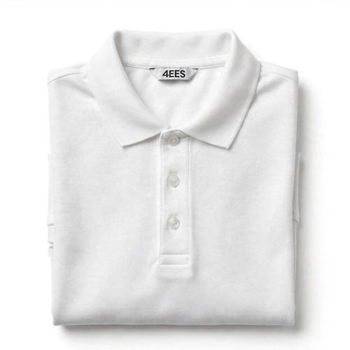 Classic Pique Texture 3-Button Polo Shirt